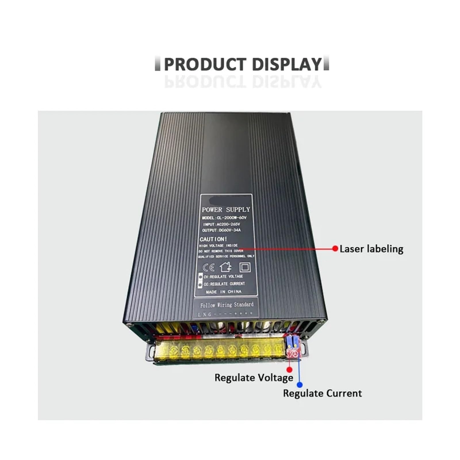 Zasilacz impulsowy o dużej mocy 2000 W AC220 V do DC 0-24 V 28 V 36 V 48 V do przemysłowych diod LED regulowane napięcie prądu(24v-2000w)