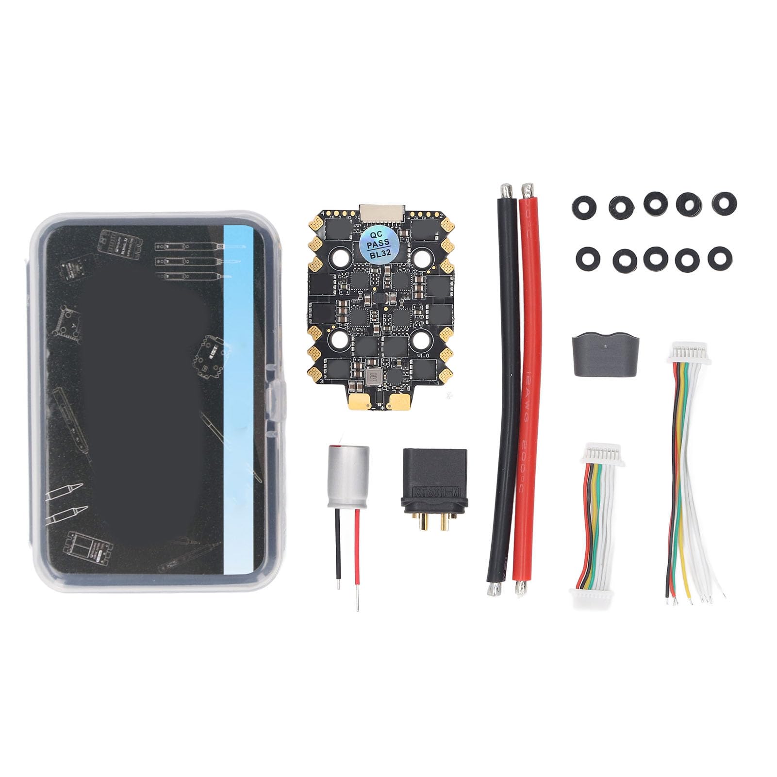 Eujgoov Centralina di Controllo 4 in 1 ESC, STM32G071 PCB 70A 2-8S