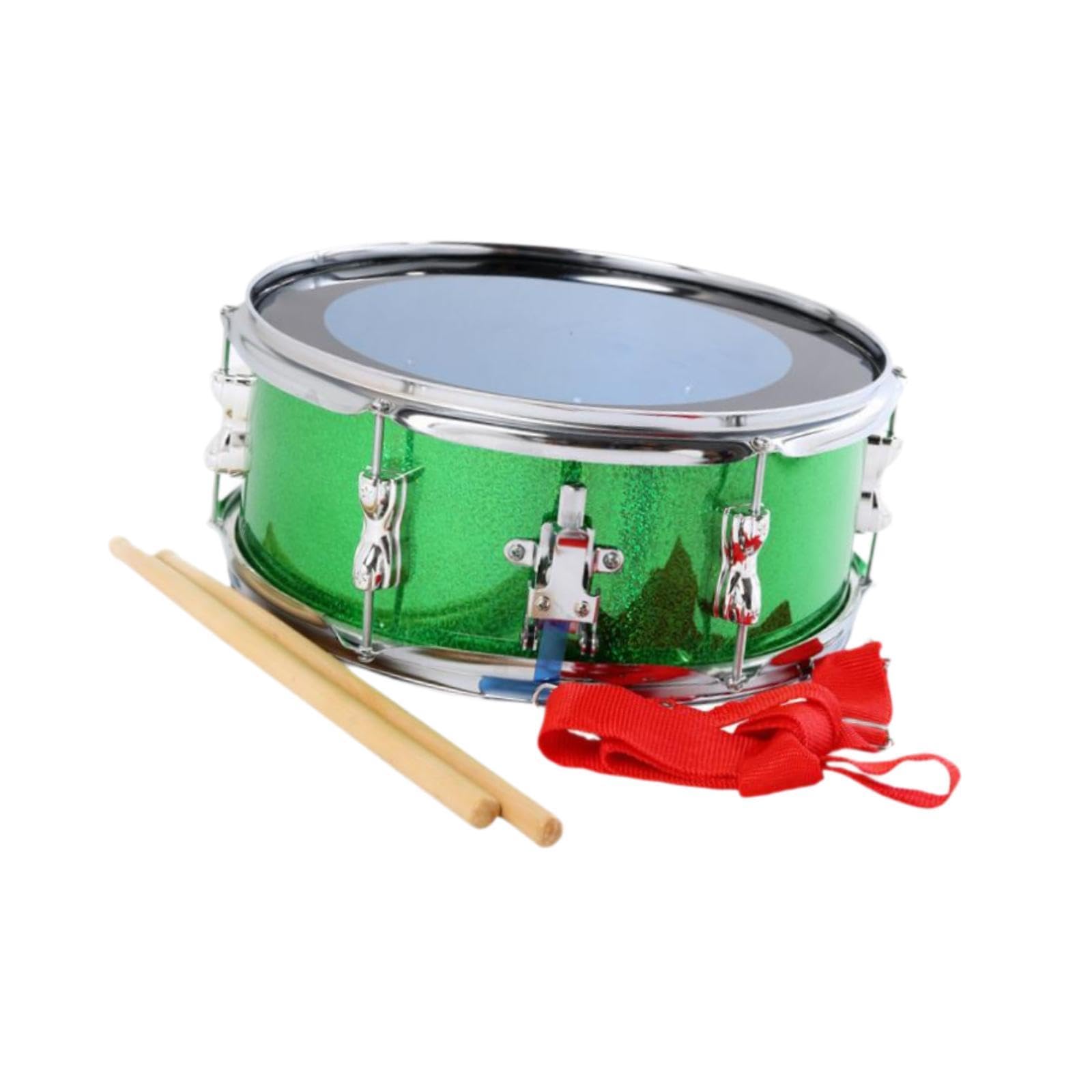 13 Zoll Snare Drum Doppeltontrommel Professionell mit Schultergurt Musiklernen Marschtrommel Teenager Kinder Mädchen Jungen