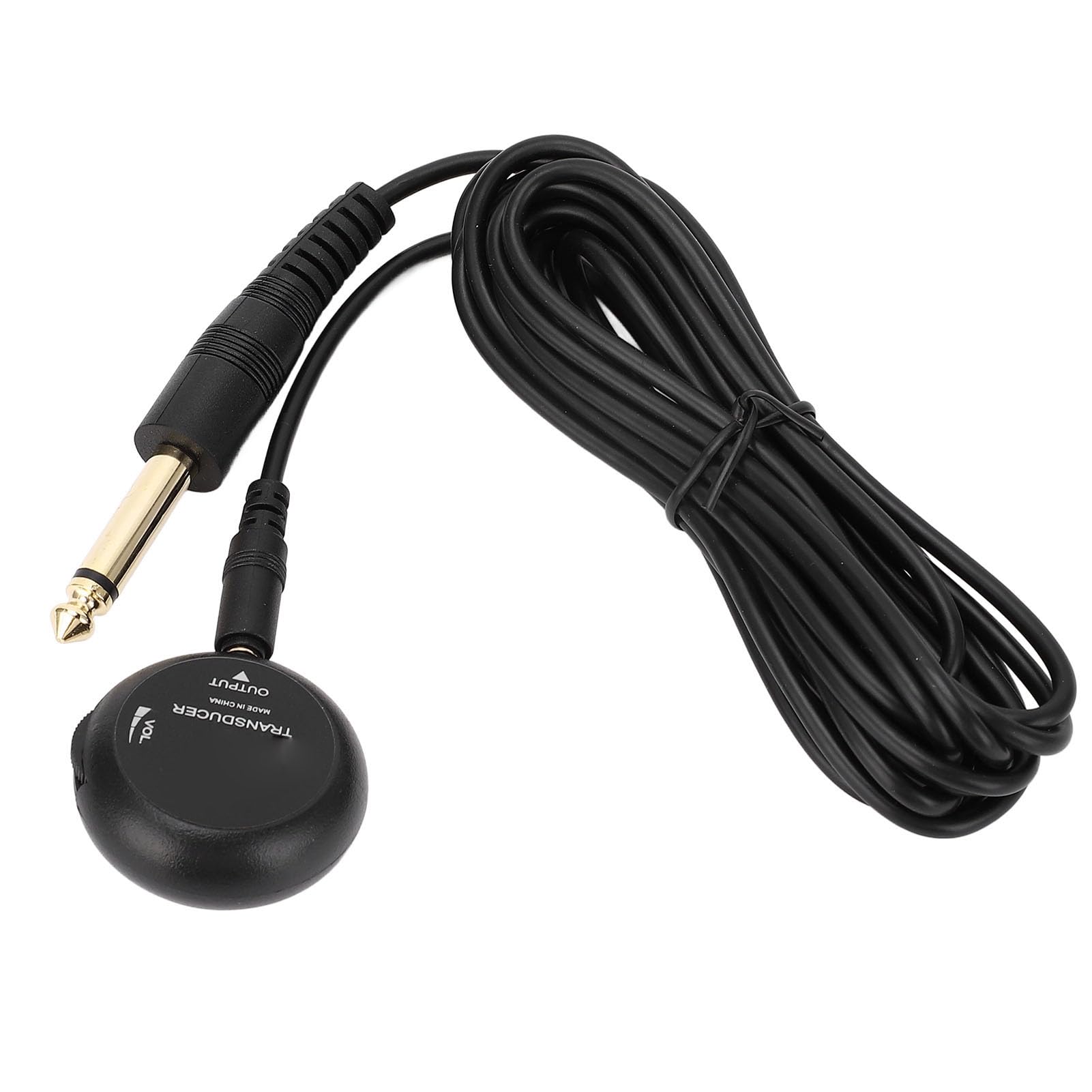 Mini-Piezo-Tonabnehmer, Mikrofon-Wandler-Tonabnehmer, Selbstklebender Piezo-Tonabnehmer für Akustikgitarre, Ukulele, Mandolineninstrumente