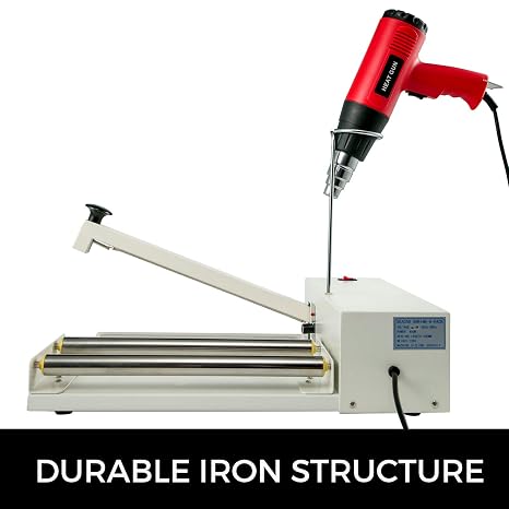 BestEquip 18 Shrink Wrap Sealer, 530W I-Bar Shrink Wrap Machine, Shrink Wrap Sealer with Heat Gun and Shrink Film Suit for PVC POF Film
