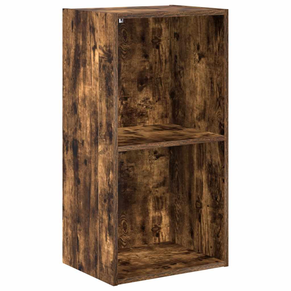 vidaXL Bookcase Smoked Oak 40x30x77 cm Engineered Wood — image 1