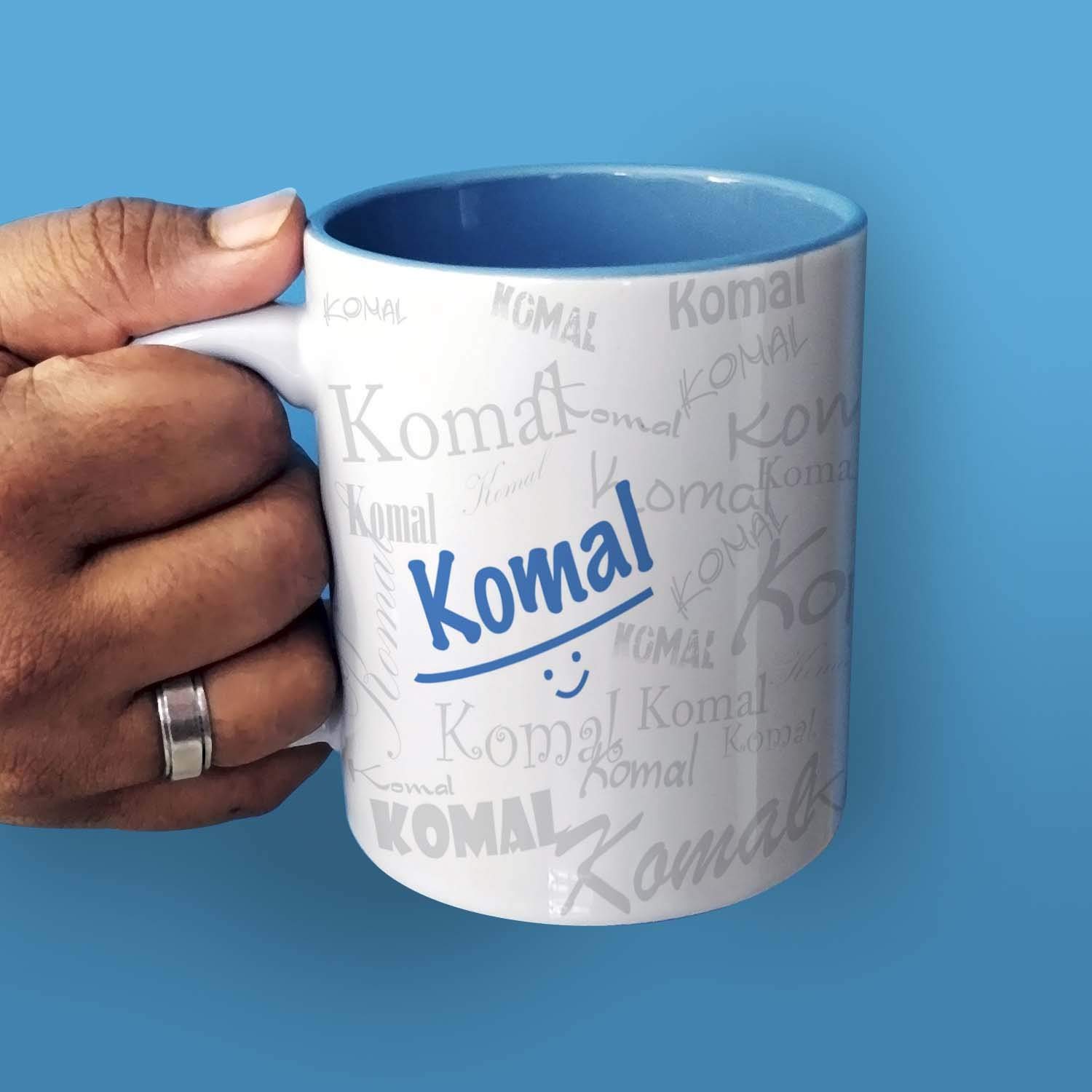 Hot Muggs Me Graffiti Mug Komal Personalised Name Ceramic 315ml 1 Unit Buy Online At Best Price In Ksa Souq Is Now Amazon Sa Home