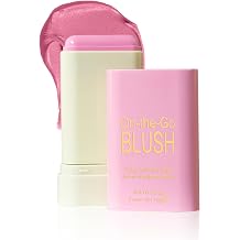 Cream Blush Stick Silky Creamy Blush for Cheeks Makeup Shy Pink