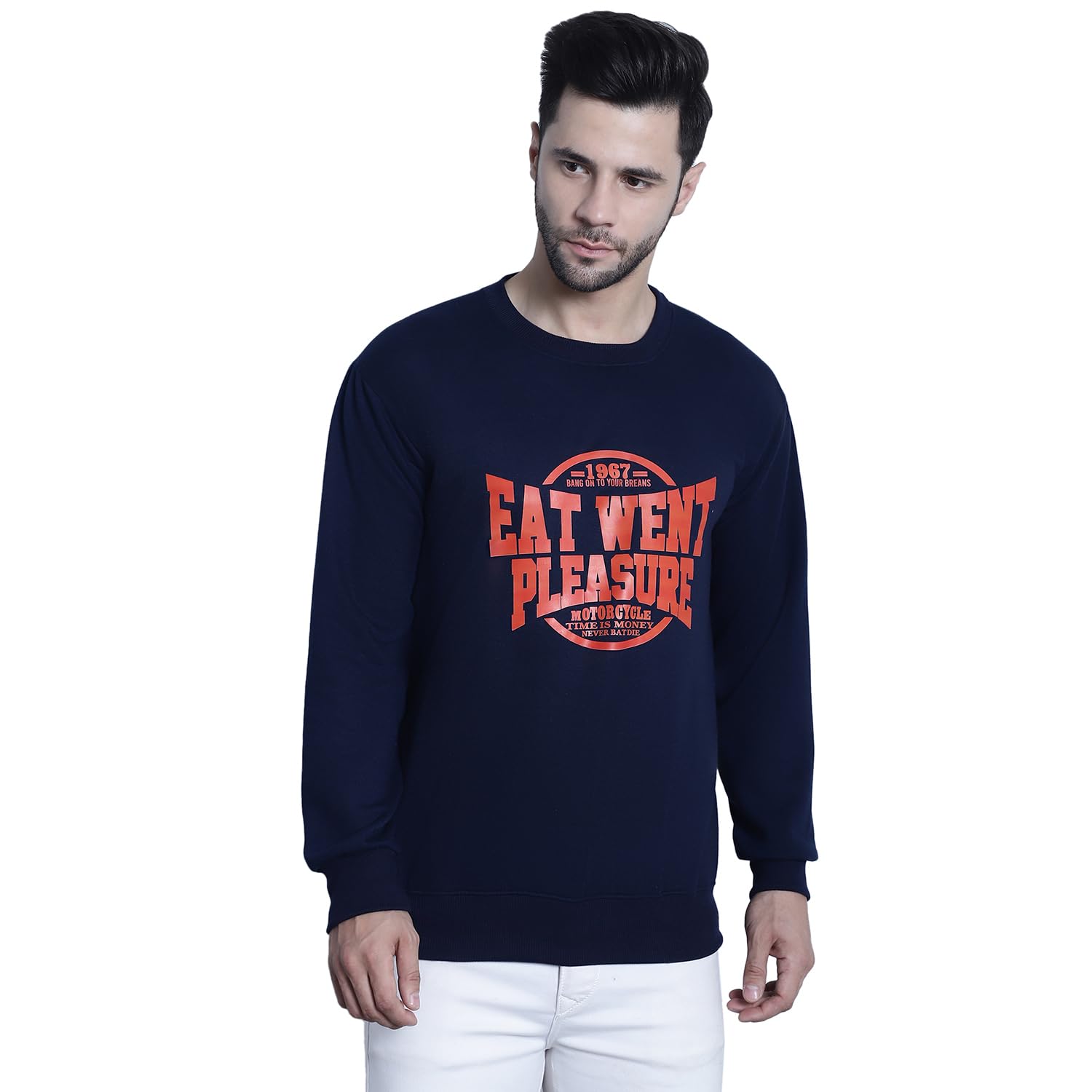 mack jonney Printed Round Neck Cotton Fleece Sweatshirt for Men-MACK32347-picture-53