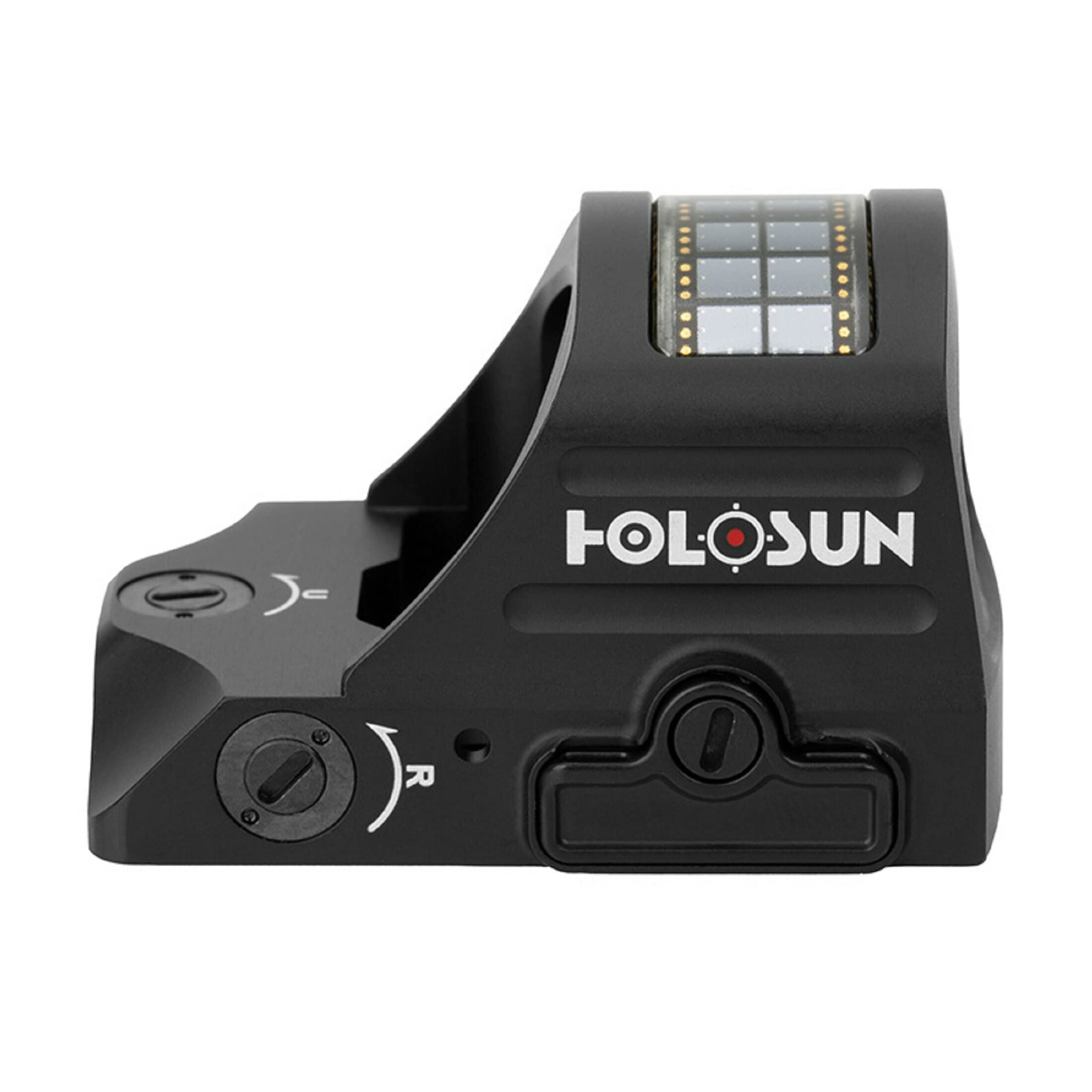 Holosun HS507C-X2 Offenes Reflex Rotpunktvisier + wechselbarem 2MOA Punkt, 32MOA Kreis Absehen Solarzelle, schwarz, Jagd, Sportschießen Softair, Tactical mini - 70152333