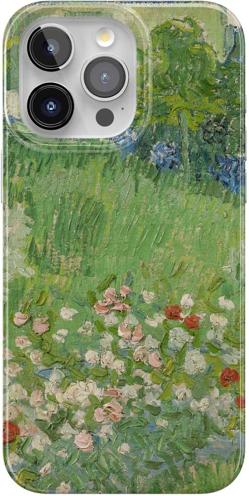 Casely iPhone 15 Pro Max Case | Vincent’s Admired Garden | Van Gogh Museum Case | Classic Ultra-Slim Design | Compatible with MagSafe