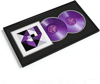 Double Album Frame 19x33.8 Inch, Vinyl Record Display, Double Record Dis...