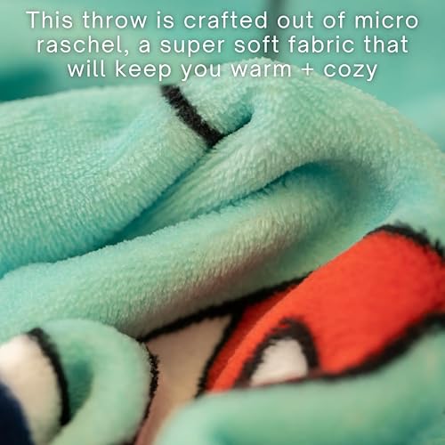 Vista 169 de Franco - Ropa de cama infantil de microfibra súper suave, 46 pulgadas x 60 pulgadas, Spirit Riding Free