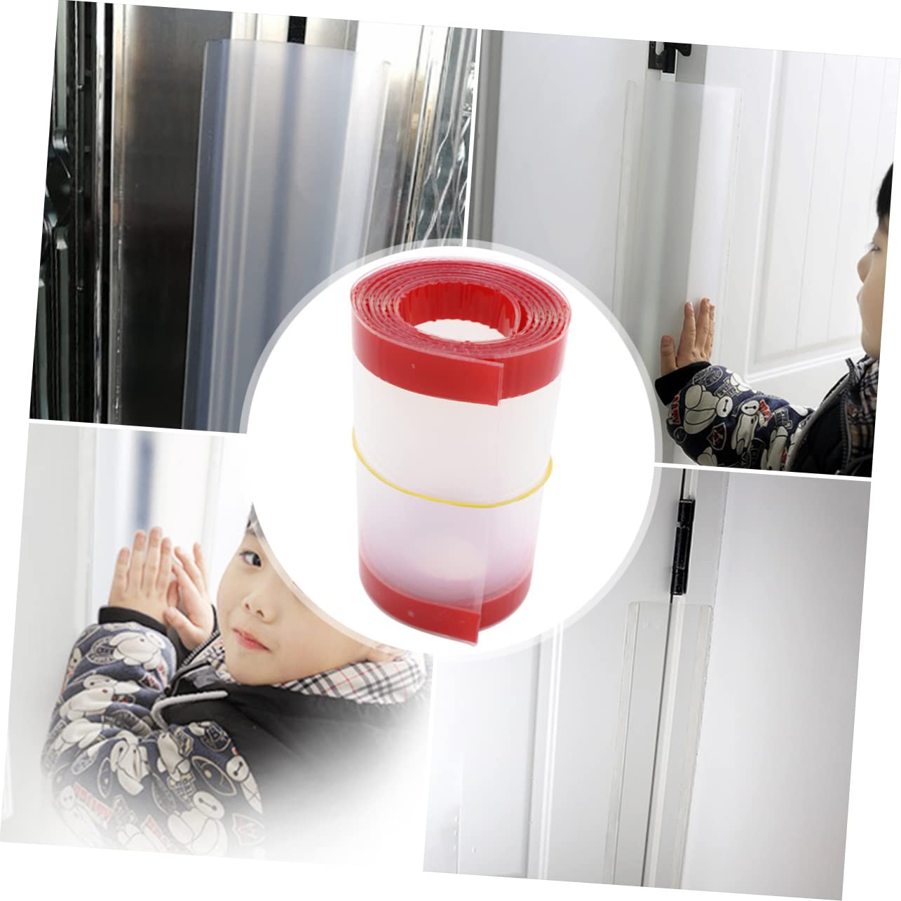 ORFOFE 5pezzi Finger Pinch Guard Per Dei Striscia Per Infantile Facile Installare e