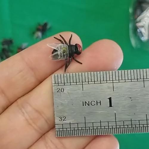 Miniatura 3 de YPY 100 piezas de plástico moscas broma novedad juguetes