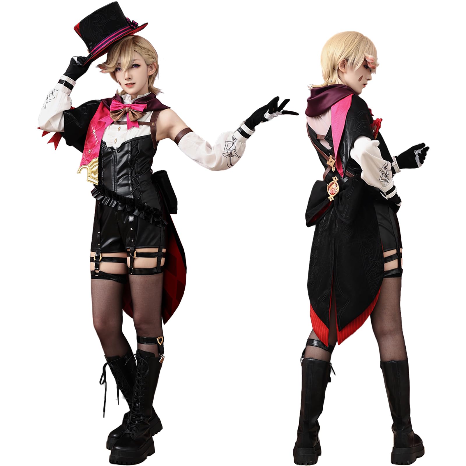 Amazon.co.jp: 原神 コスプレ 枫丹双子 リネット 耳、尻尾付き リネ 
