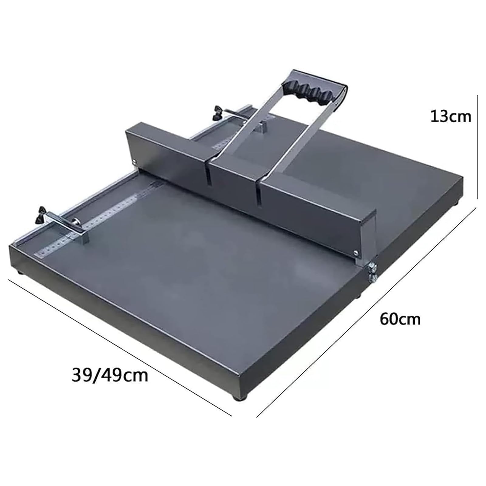 Strumenti Per Segnare Le Case Editrici Per Lavori Di Carta, Cordonatrice Per Carta In Metallo Resistente Da Tavolo, Con Righello In Metallo Incorporato E Tappi Magnetici Per Carta