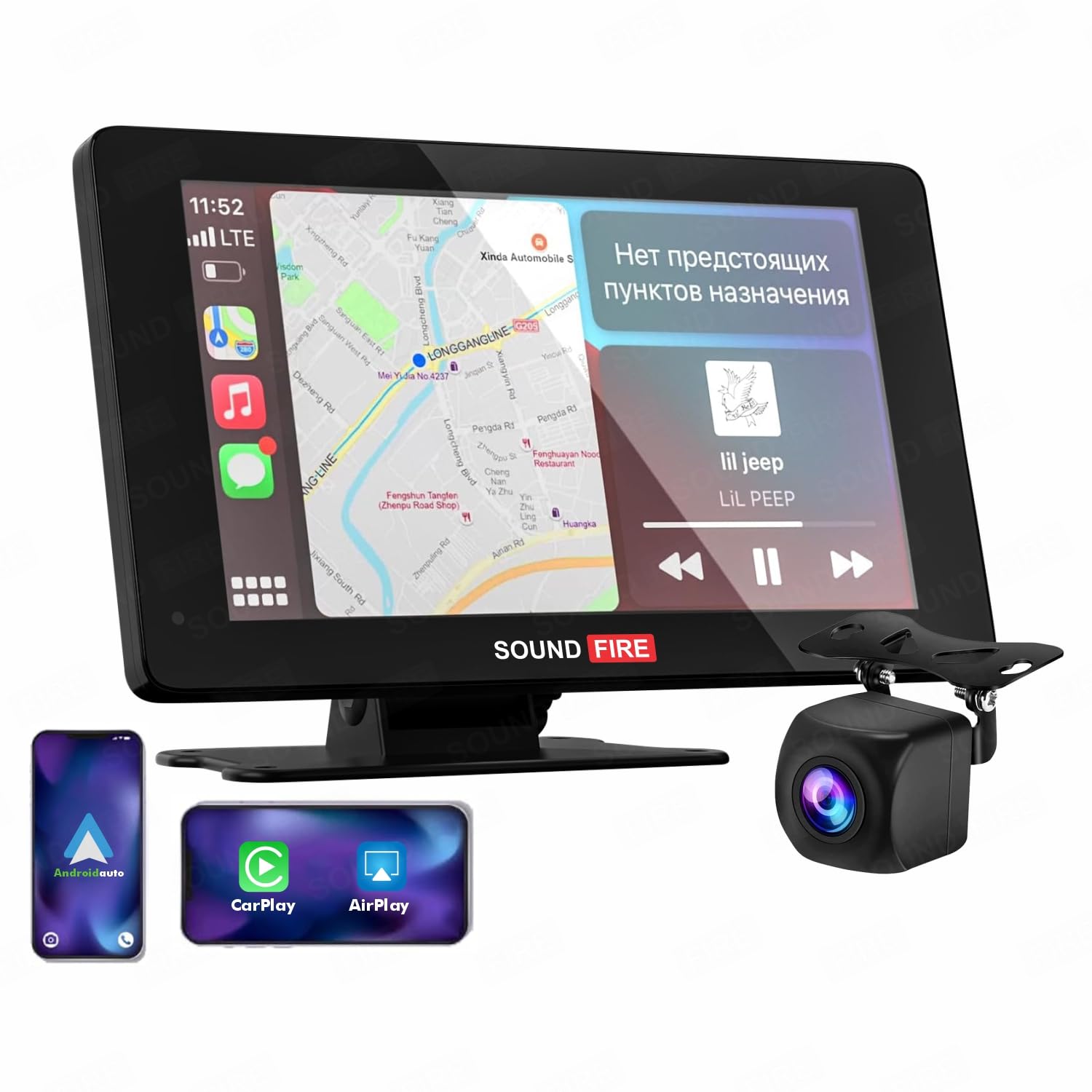 SOUND FIRE 7-Inch Car Display | Wireless CarPlay & Android Auto | Bluetooth, Voice Control | Easy Install-image-32