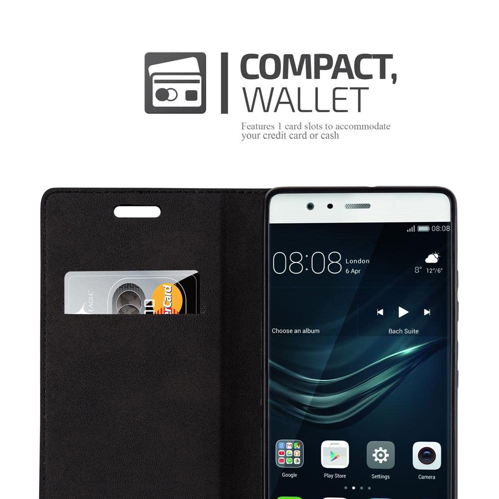 Hülle Für Huawei P9 Plus – Klappcover Mit Blumen-Design & Kartenfächern Hülle Für Huawei P9 Plus – Klappcover Mit Blumen-Design & Kartenfächern