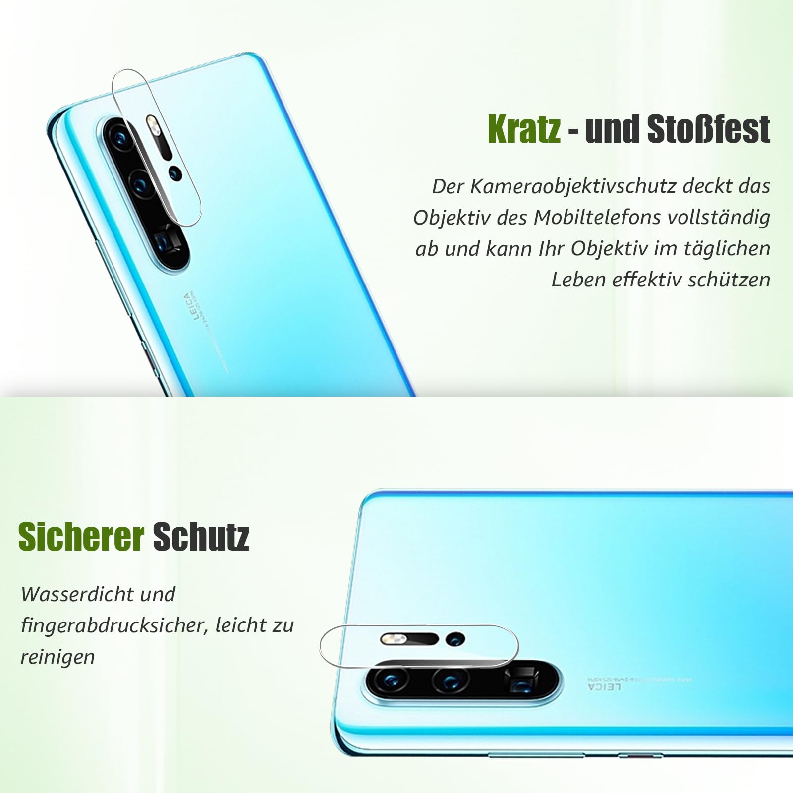 Panzerglas-Schutzfolie Für Huawei P30 Pro – 9H Härte, Blasenfrei, Mit Kameraschutz