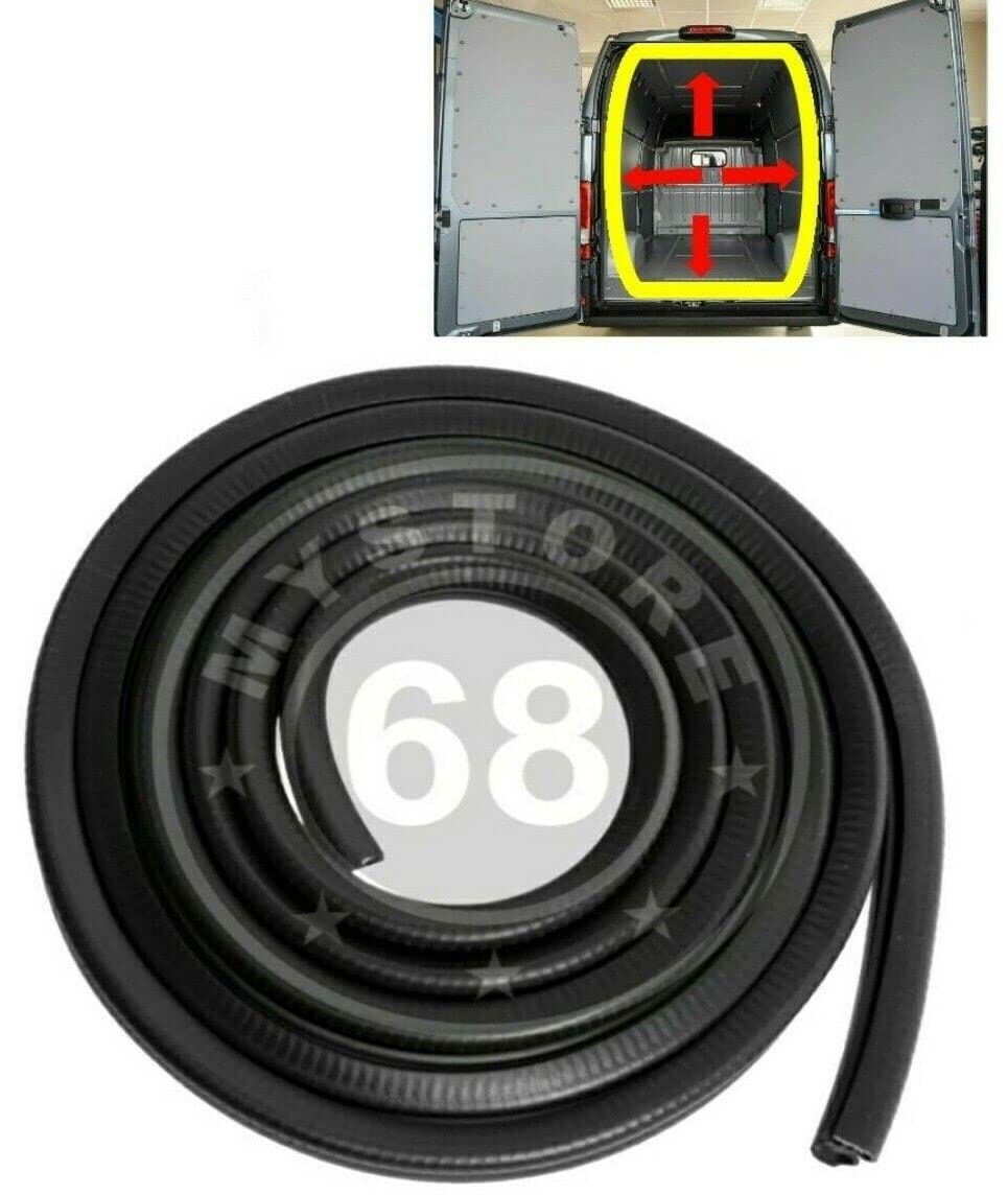 Sello del portón trasero Compatible con Citroen Jumper Sello del portón trasero Sello de goma de la carrocería del autobús puerta trasera 2007-2017