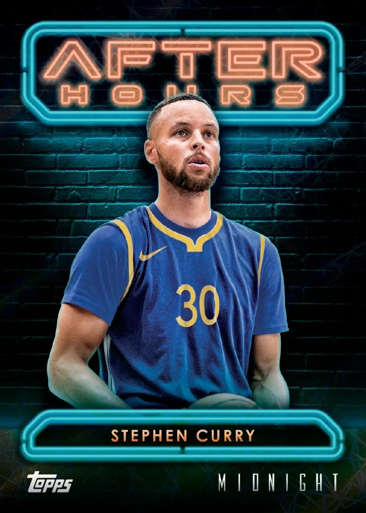 Caja de Tarjetas coleccionables de Baloncesto Midnight 2023/24 (3 autógrafos cromados por Caja de Pasatiempos)