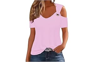 Women Sexy Cold Shoulder Points Shirt