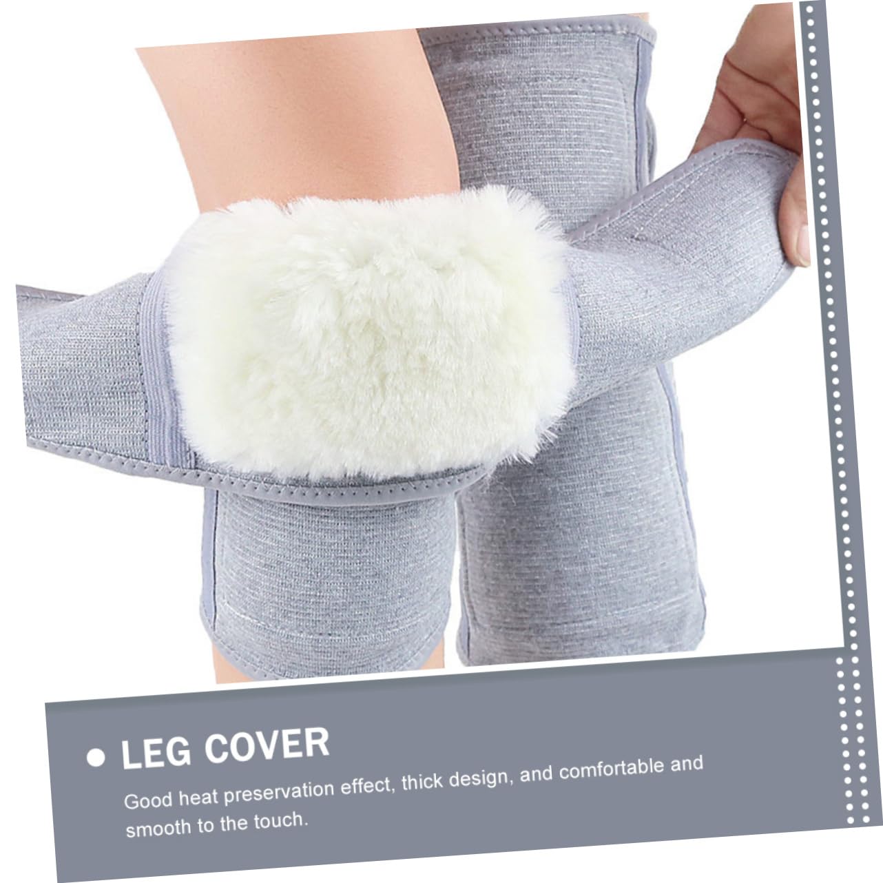 Genouillère de Protection pour Extérieur, Couverture de Jambe Chaude Hiver
