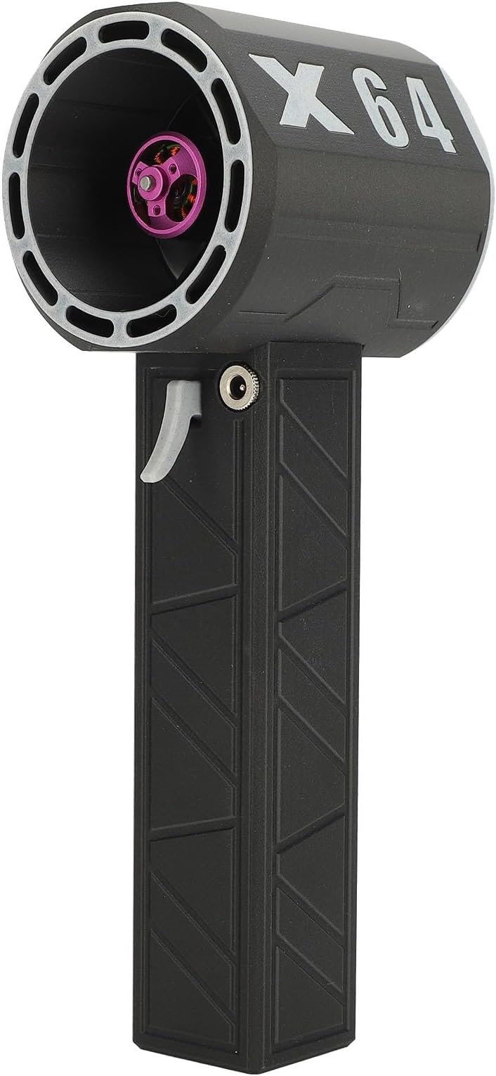 Dpofirs 2024 Thunder Jet Dry, Battery 8000Mah Car Dryer, 180000 RPM Car Dryer Air Blower, 11 Blade Powerful Turbofan Stepless Adjustable Rechargeable Jet Dry Blower for Home Car (Black