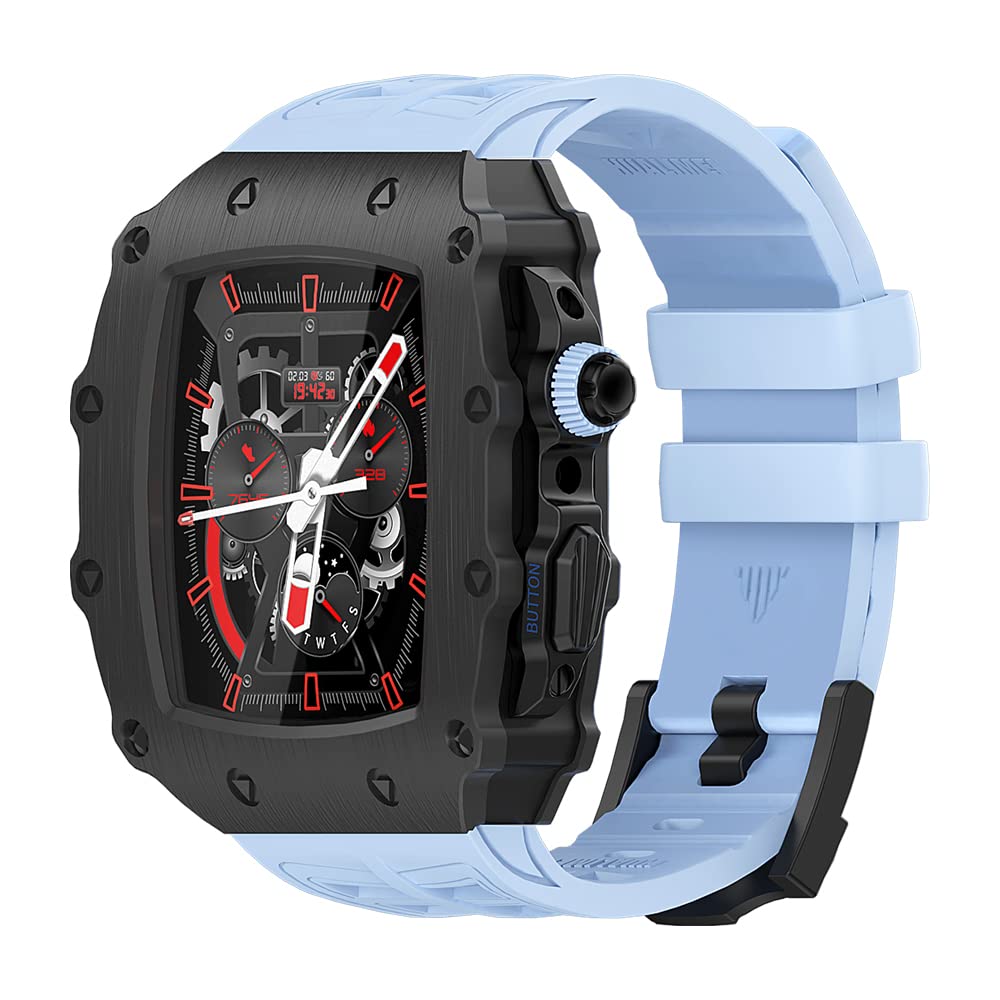 Shell ou boîtier avec combo de sangle pour 44 mm et 45 mm kit de modification iwatch band