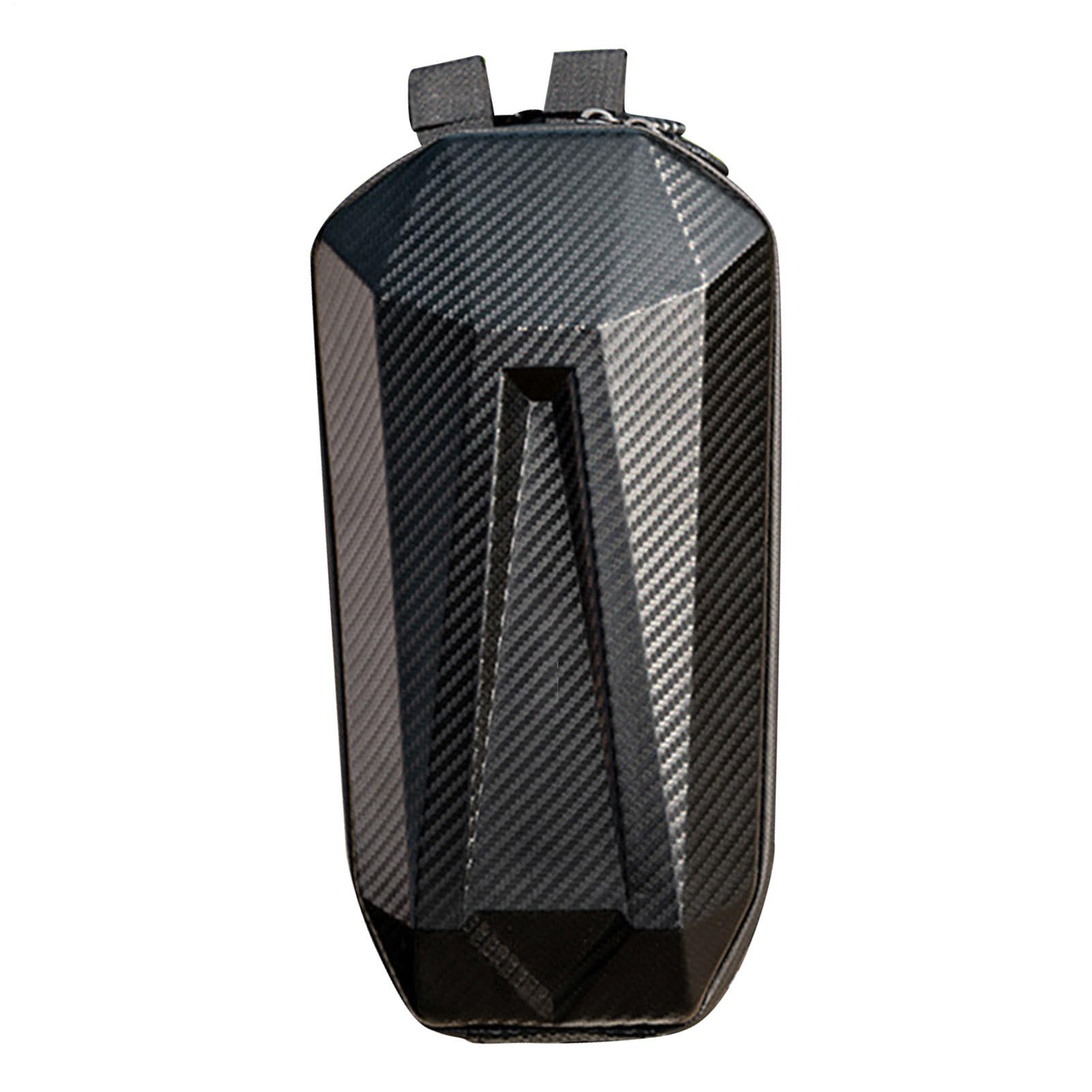 Generico Zaino Bici Capacità 4 Litri 13x31cm Borsa Frontale Rigida Antipioggia borsa manubrio scooter elettrico impermeabile Per E-Bike Ciclismo Trekking e Viaggi Per Lavoro Sport Libero