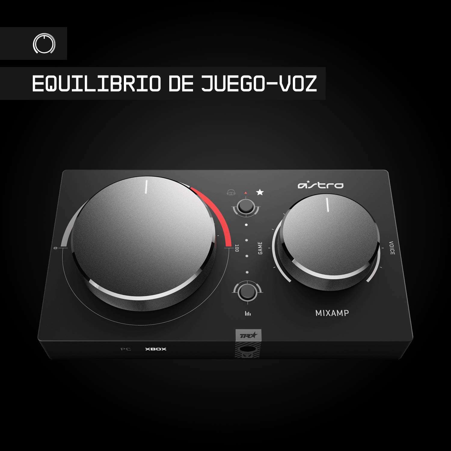 ASTRO Gaming MixAmp Pro TR Amplificador para Cascos | Auriculares 4.ª gen, Dolby Audio, tarjeta de sonido USB, Xbox Series X|S/One/PC/Mac/Switch - Negro/Rojo