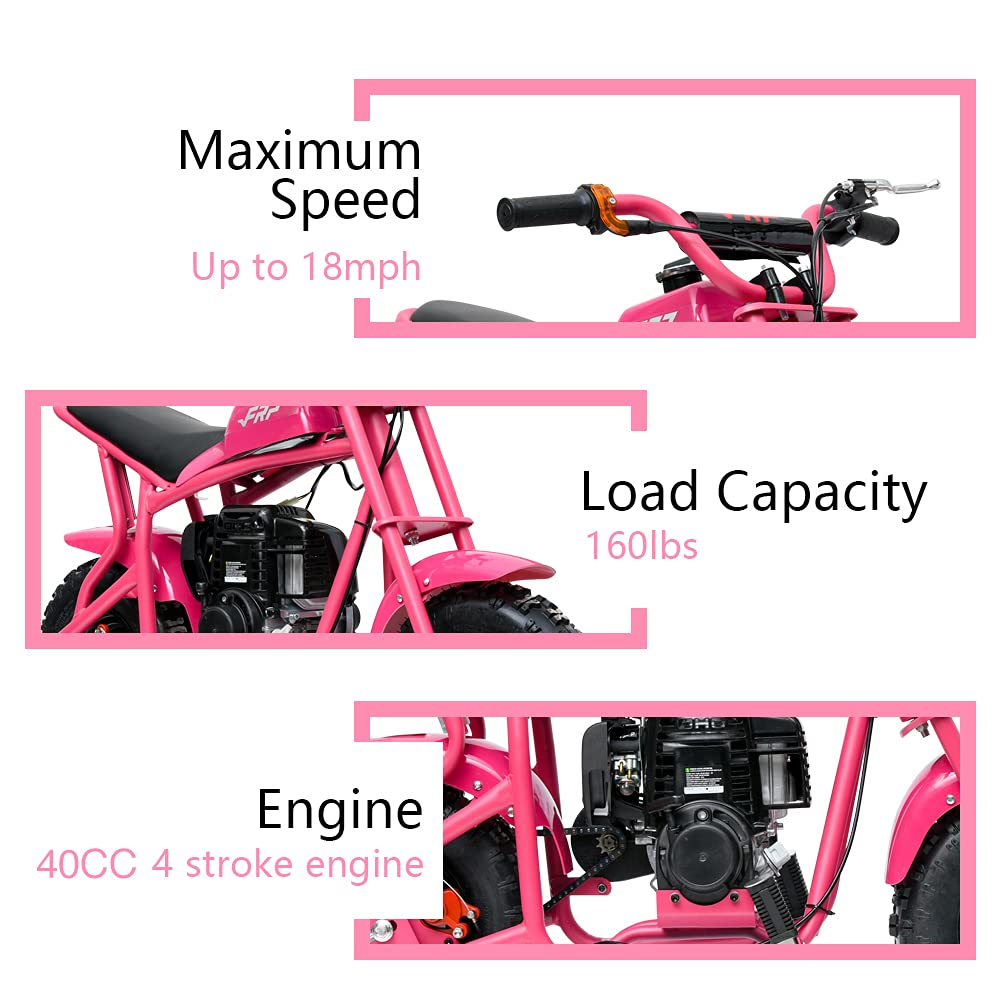 FRP DB003 40CC 4Stroke Kids Dirt Off Road Mini Dirt Bike, Kid Gas