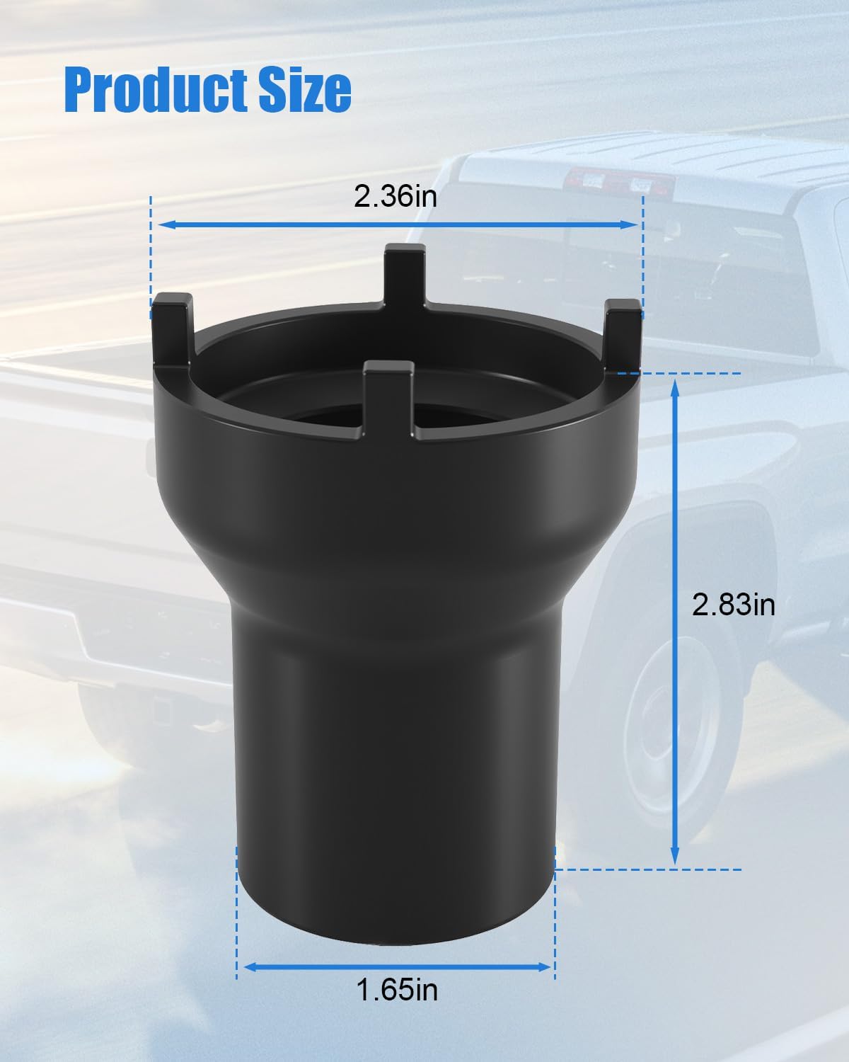 Output Shaft Lock Nut Socket Wrench Tool Fit for Allison LCT 2001-2010 | Fit for Chevrolet Silverado GMC Sierra 2500HD 3500 3500HD Allison LCT 1000 2000 2400 5 6-Speed 2001-2010, Replace 29531231