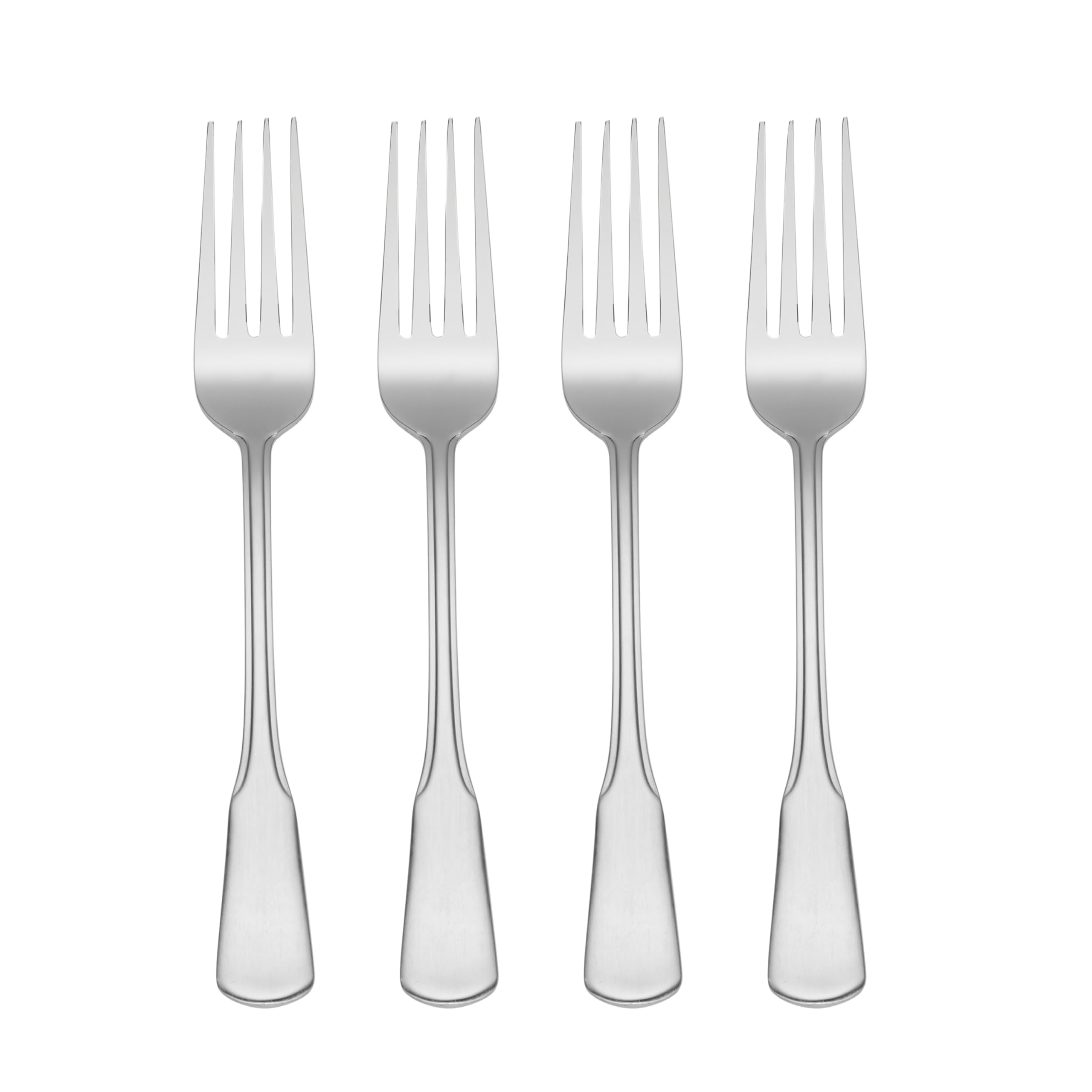 Oneida Flatware Colonial Boston Dinner Forks, Set of 4,Silver