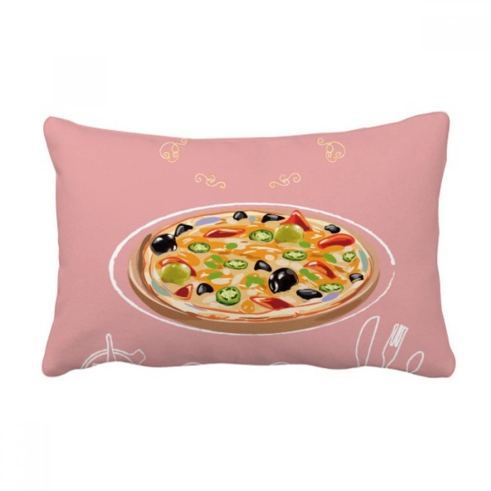 Oreiller décoratif Italie pizza tomate multicolore, l'idée cadeau idéale pour un canapé original