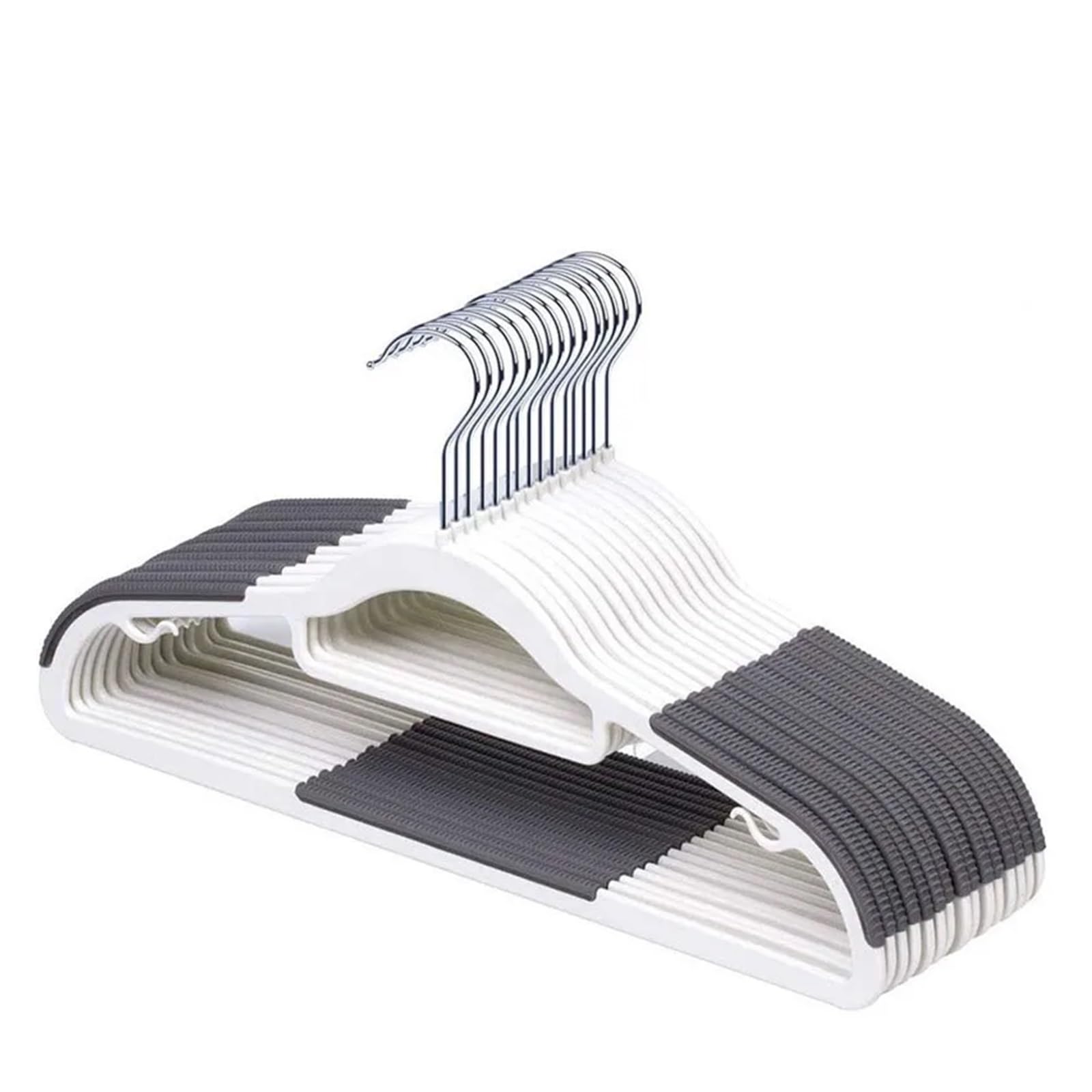 KFGISD, Non-Slip Hanger 10Pcs/Lot Closet Organizer Hangers For Clothes Multifunction Trouser Skirt Clips Rack ，Hangers