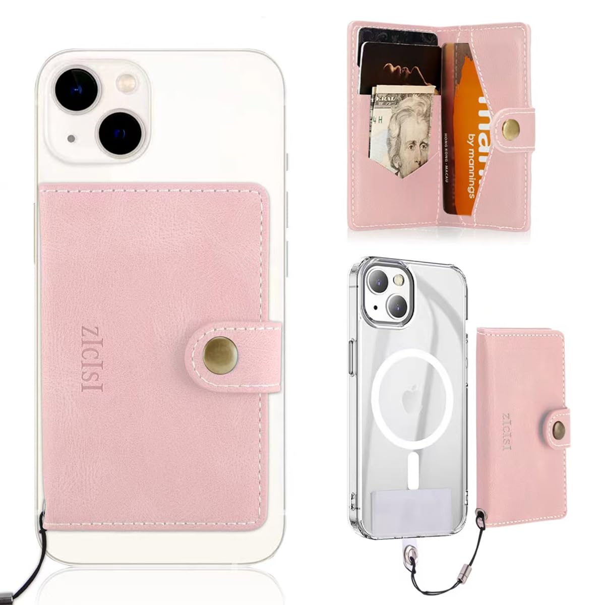 Amazon.com: ZICISI Magnetic Wallet with 5 Card Holders Compatible