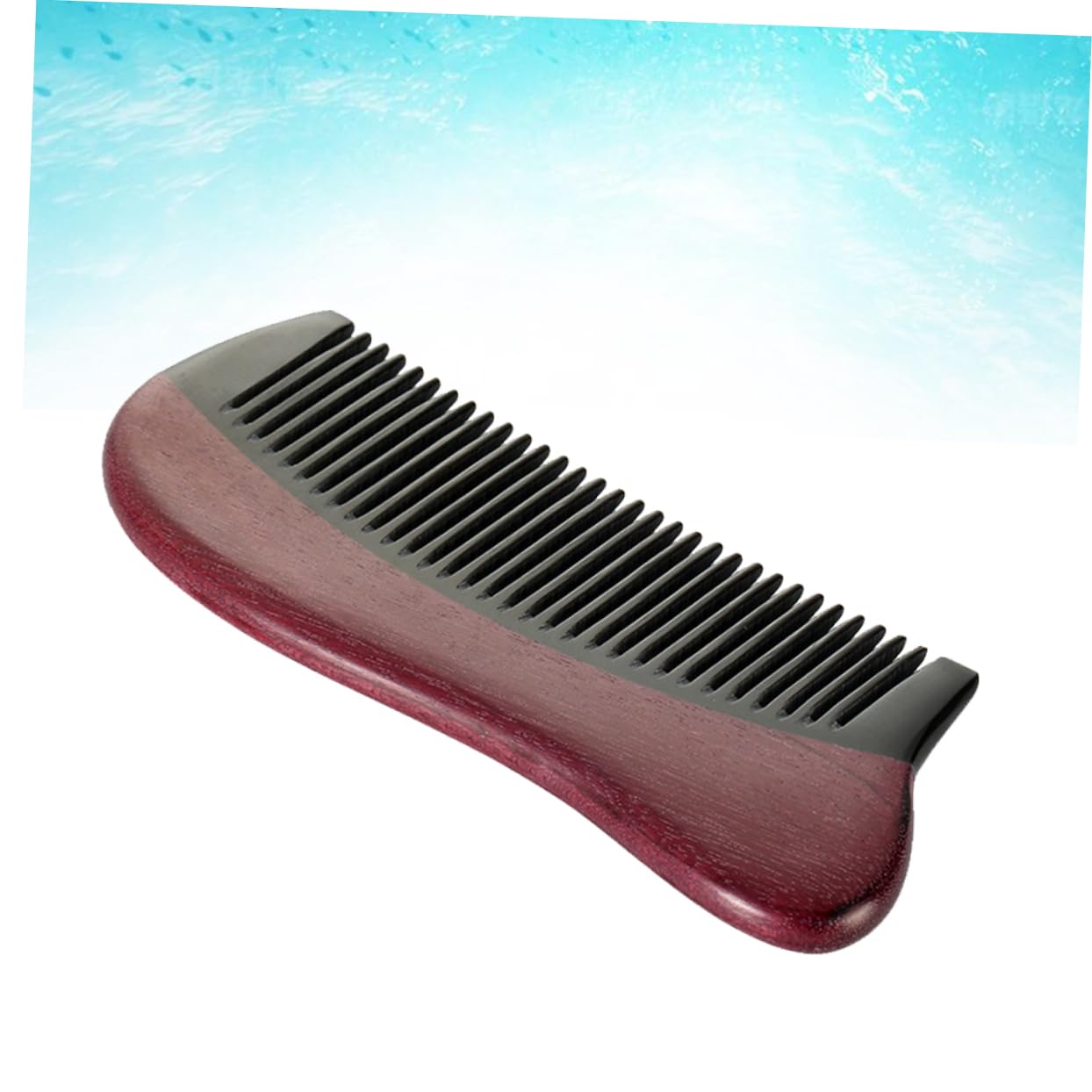 Peines para el cabello, 1 peine de masaje, peine de cabello natural, peine para cabello fino, tabla de masaje corporal de cuerno, peine sin enganches, peines de calidad, peine para alisar el cabe