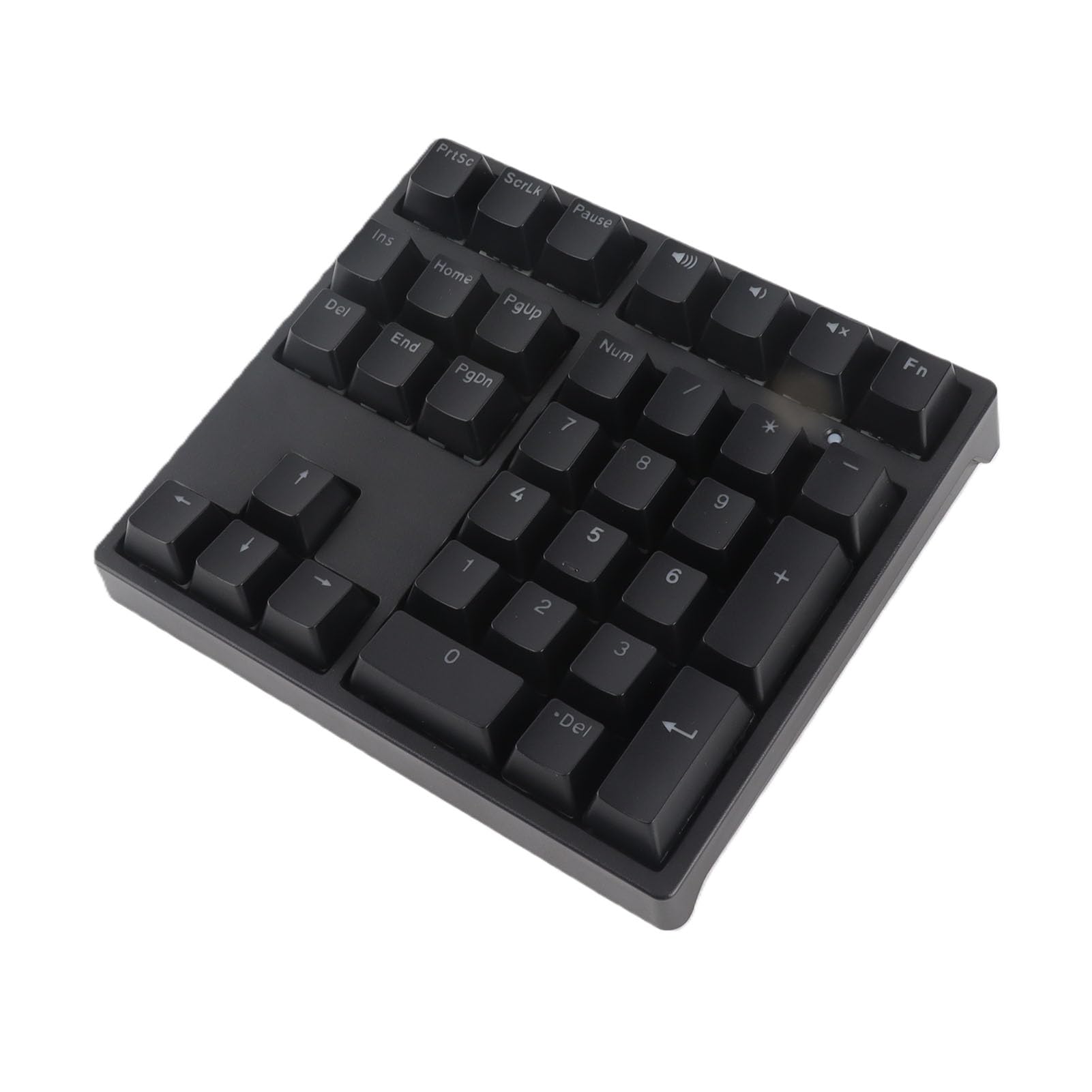 Yunseity Pavé Numérique Mécanique, Clavier Numérique Filaire USB C à 34 Touches avec Rétroéclairage RVB et Interrupteur Bleu, pour Ordinateur Portable et de Bureau (Black)