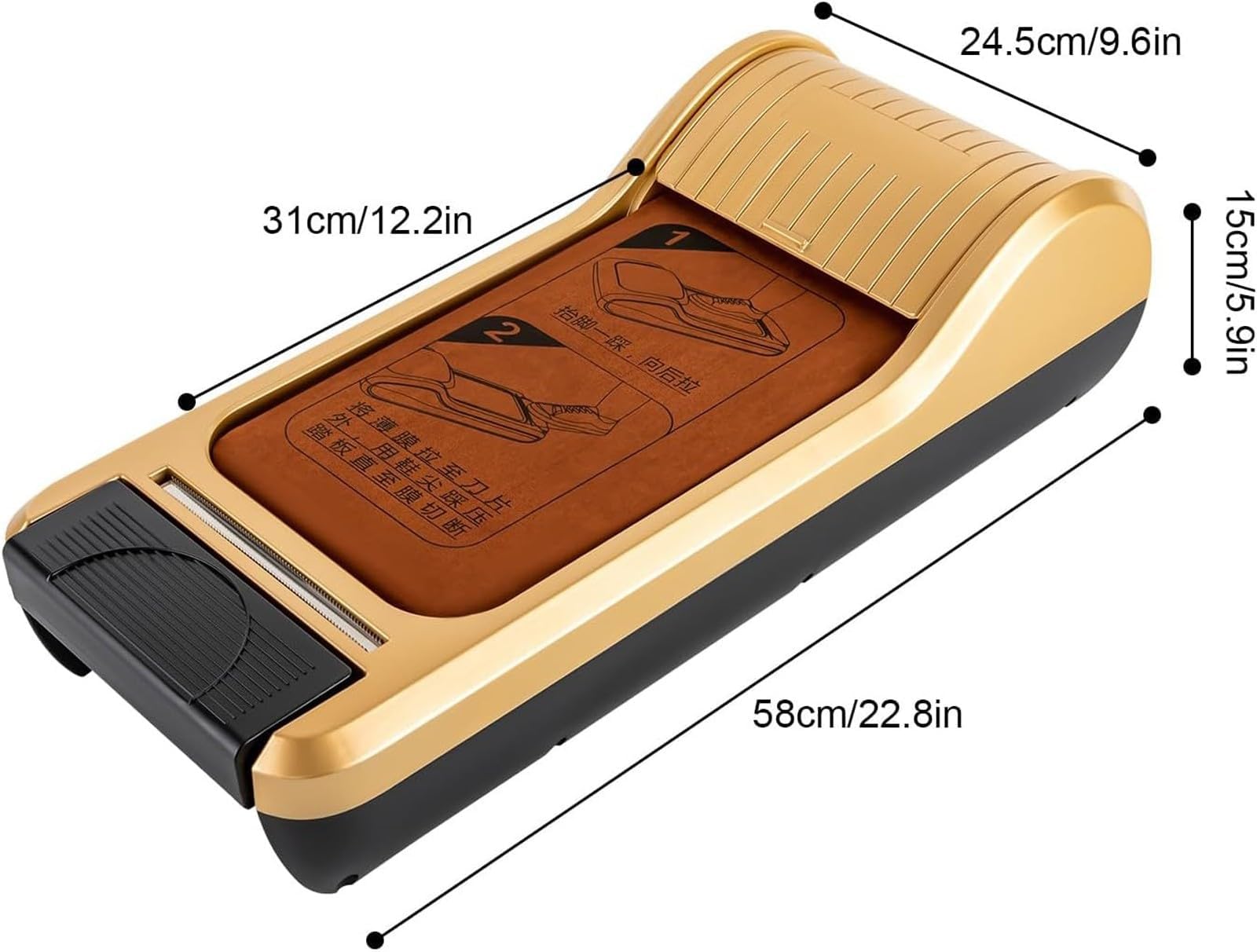 Dispensador automático de fundas para zapatos con película de plástico desechable, antideslizante y resistente a los cortes, para uso doméstico, oficina y fábrica