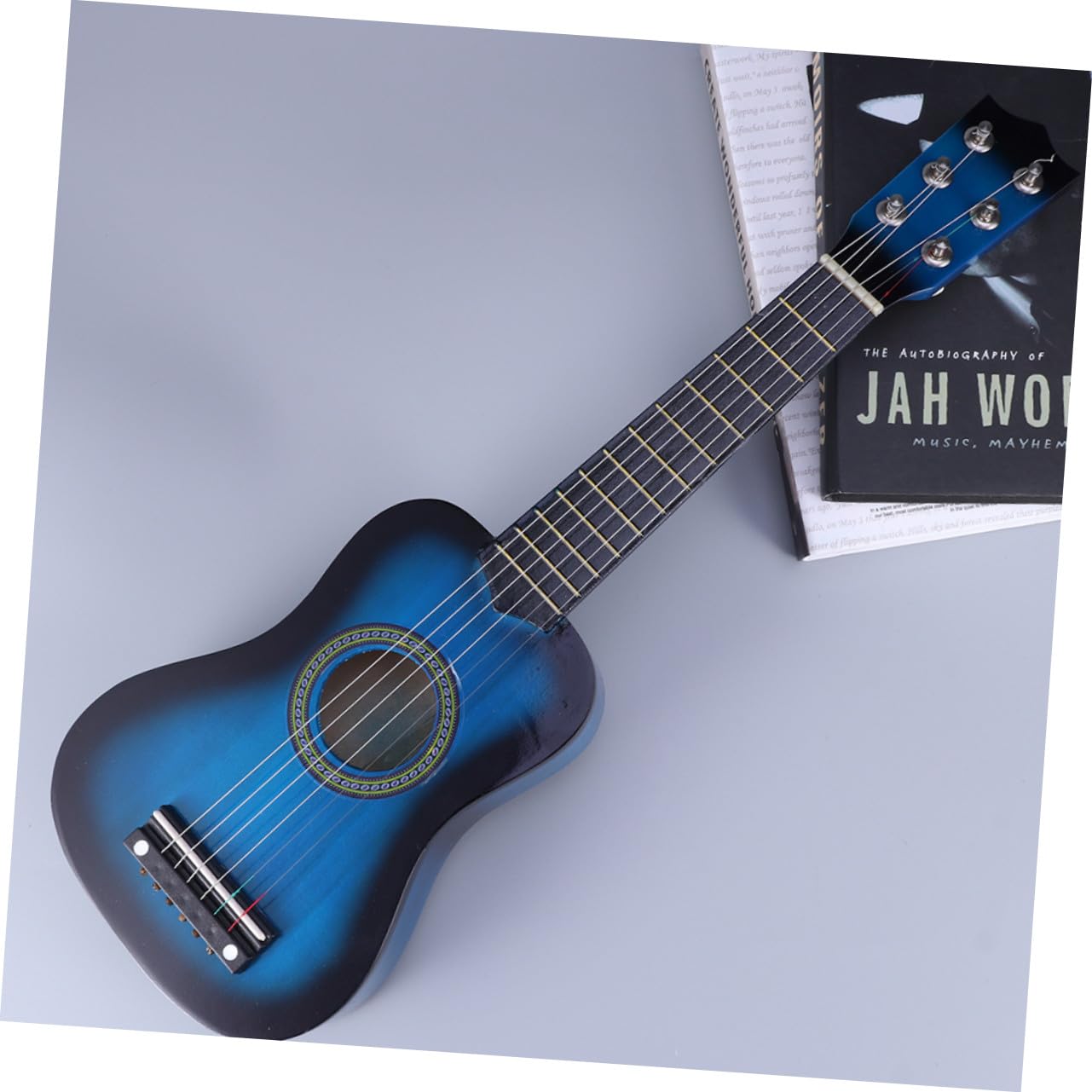 Chitarra Giocattolo per Ragazzo Ragazza 23 Pollici in Legno Blu
