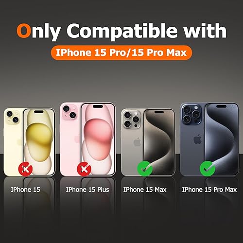 Miniatura 7 de Solnern - Protector de lente de cámara, con diamantes brillantes protección contra caídas cubierta de cristal templado 9H, anillo de metal,