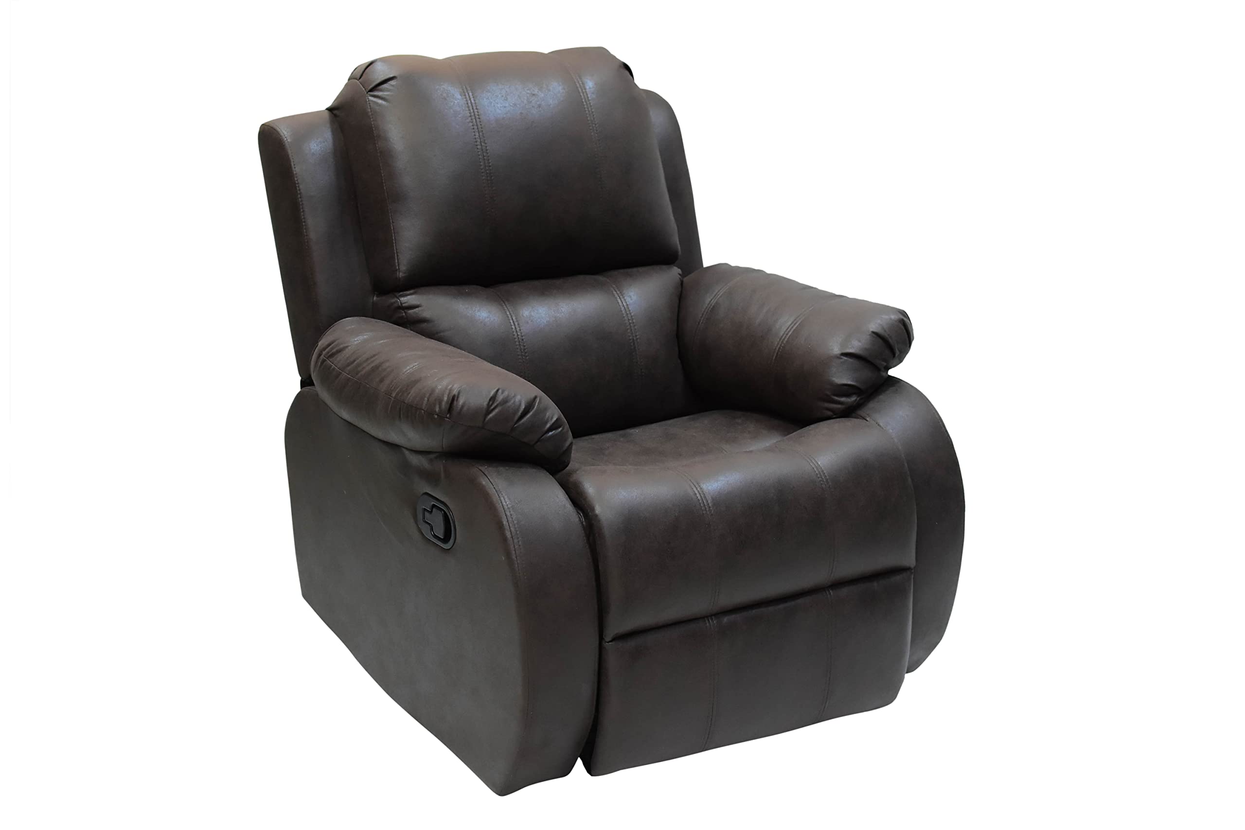 Recliner in Suede Fabric