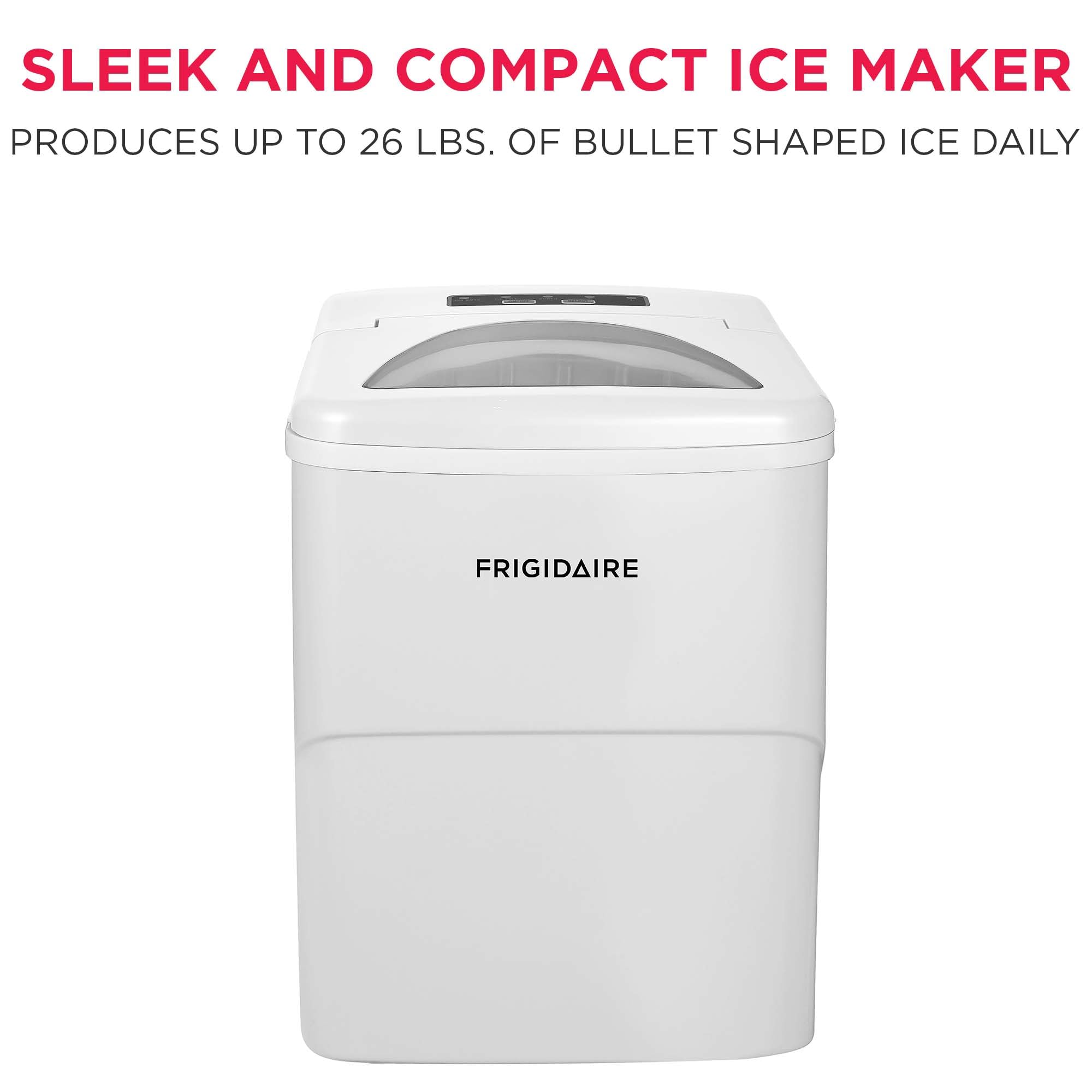 Frigidaire Efic108 Counter Top Portable, 26 Lb Per Day Compact Ice Maker Machine (Efic108, 26, 26, Efic108, White, Na, 1, Efic108) on Fridge.com - View 2