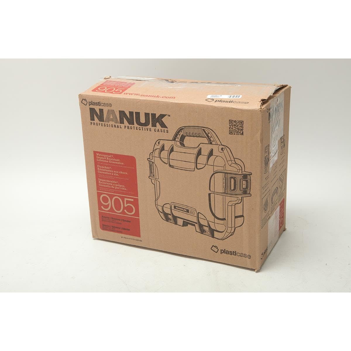 Nanuk 905 wasserdichter Hartschalenkoffer mit Schaumstoffeinlage für RodeLink Wireless Kit, Schwarz