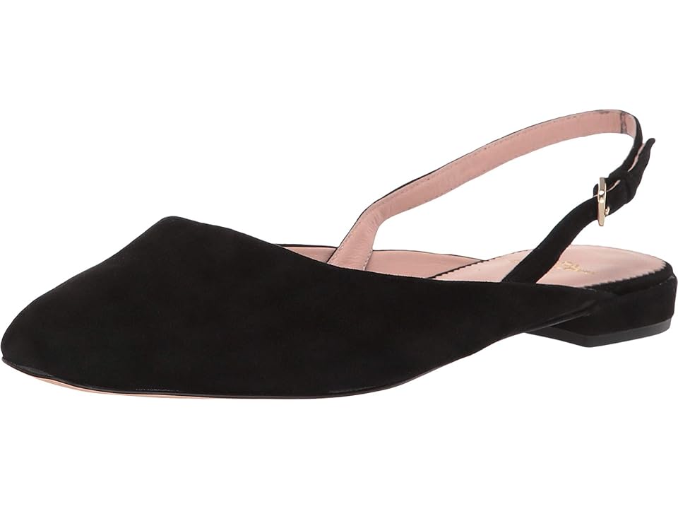 

J.Crew Kid Suede Sally Slingback (Black) Women's Shoes