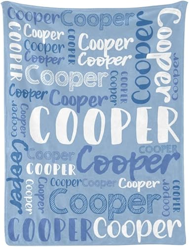 Dr.TOUGH Manta personalizada para niños, manta personalizada con nombre para adultos, mantas de bebé personalizadas para regalos de cumpleaños