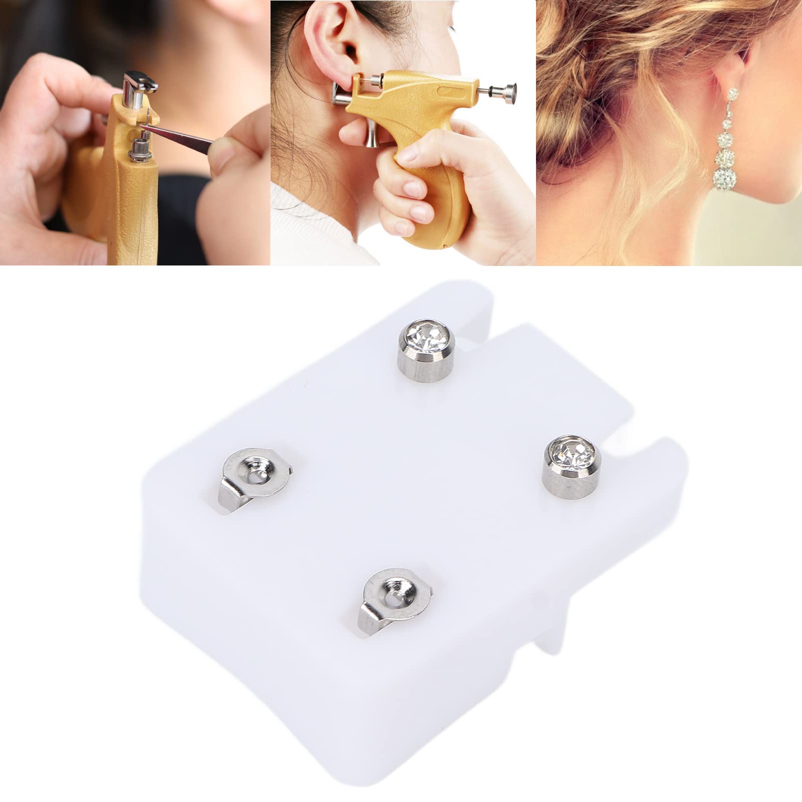 Pistola Orecchini, Pistola Orecchini Usa e Getta, Kit de Orecchio Piercing Steri