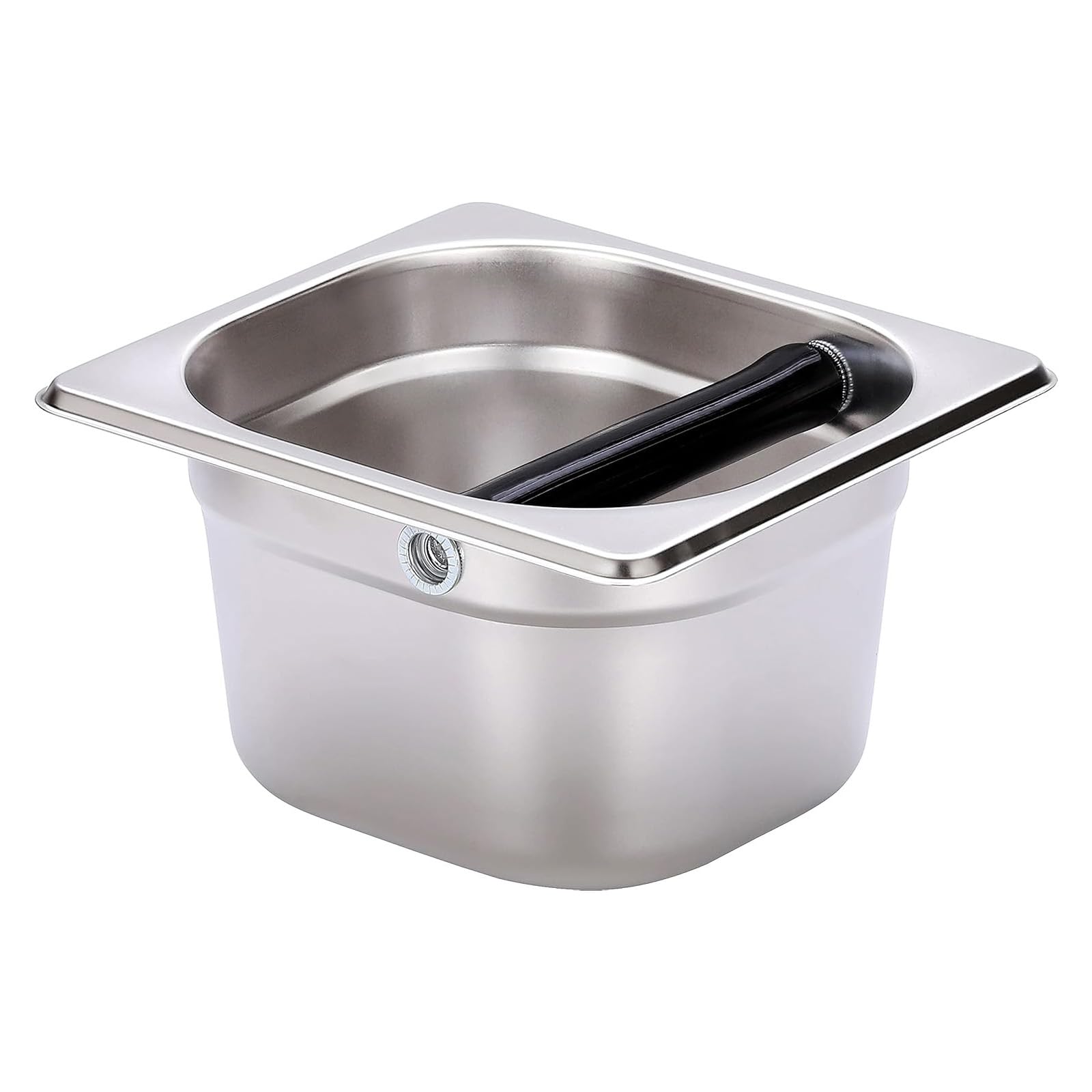 Stainless Steel Espresso Knock Box for Coffee Grounds – Durable Barista Knock Bin with Rubber Bar and Anti-Slip Base | Compact Waste Container for Espresso Machines (6.9 x 6.4 x 4 Inch)-image-37