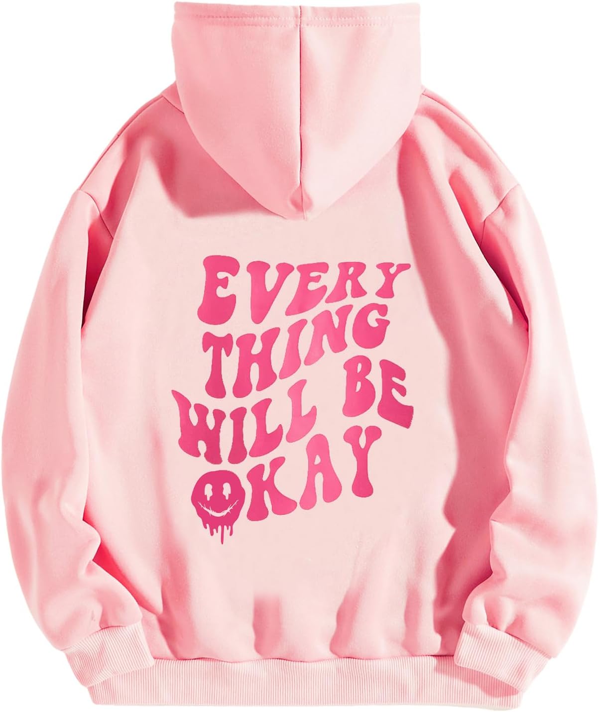 SOLY HUXWomens Sweatshirt Graphic Hoodies Letter Print Casual Long Sleeve Drawstring Pullover Tops with Pocket