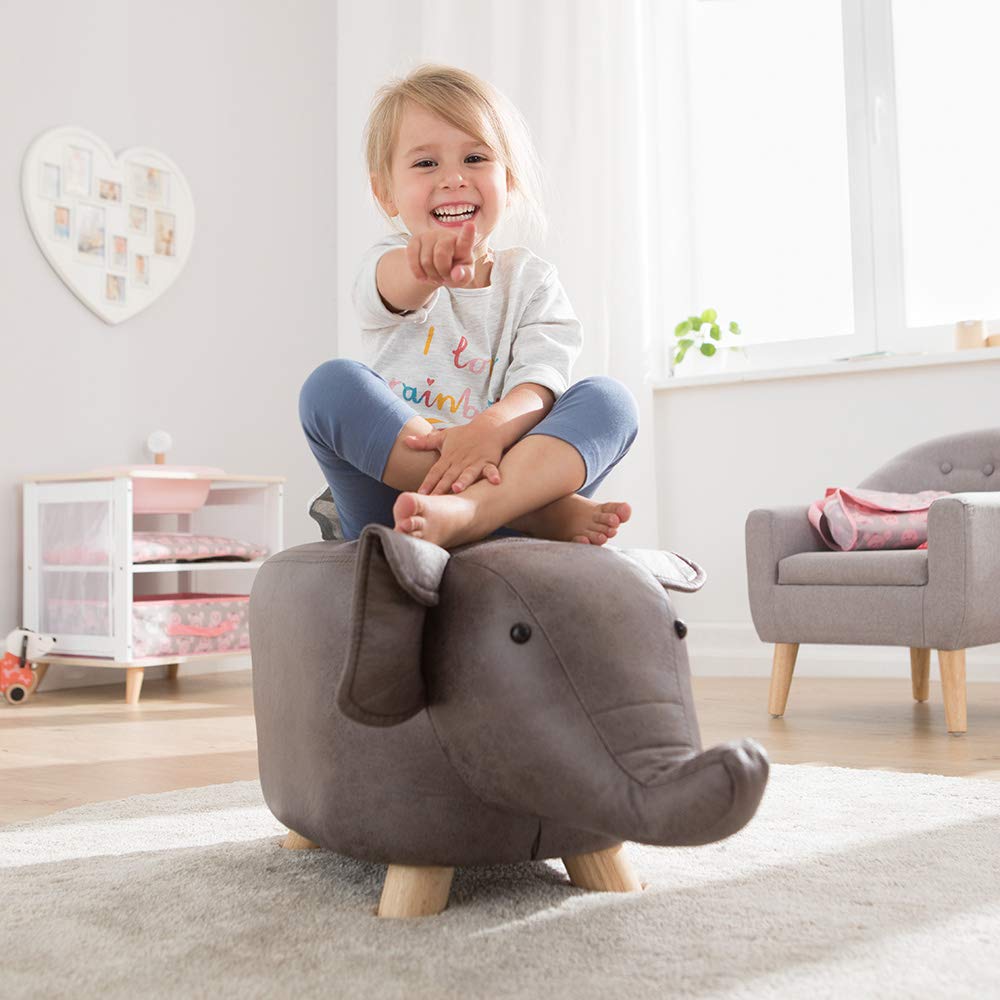 howa Sitztier Polsterhocker Tierhocker für Kinder Elefant 8630