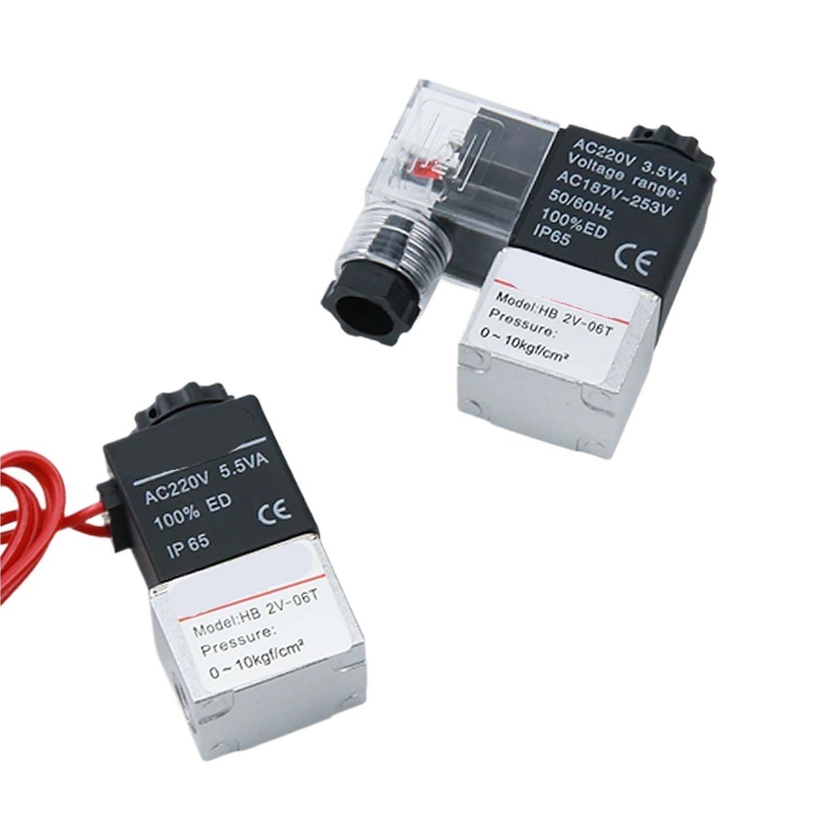 Électrovanne de compresseur d'air 380V contrôleur de pression 1/8"