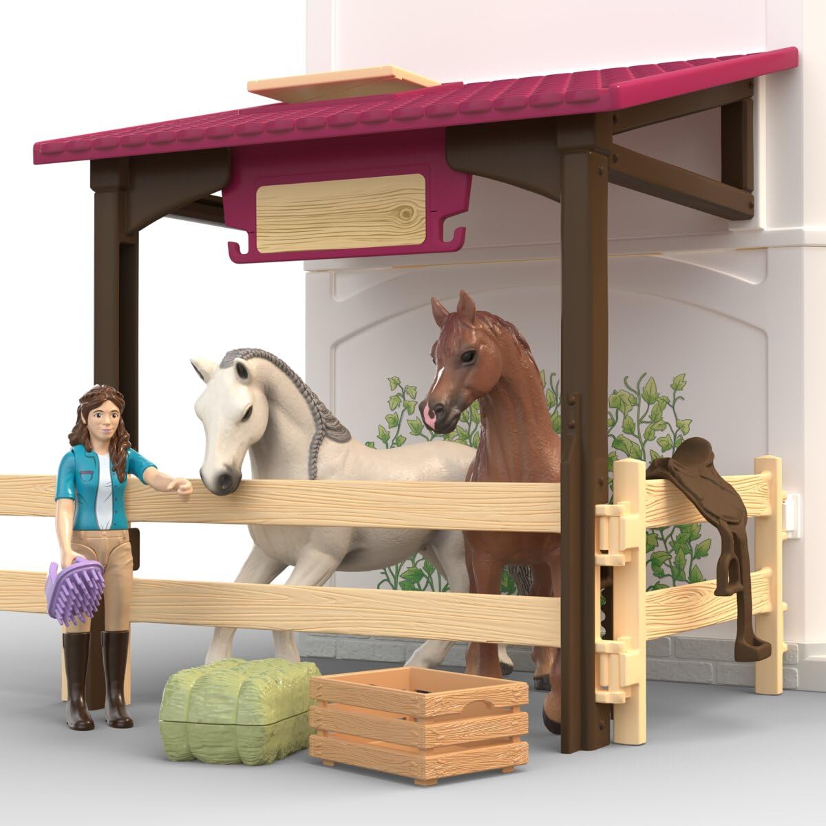 Schleich HORSE CLUB | Villa e Paddock sul Lago 42785 | 157 pezzi | Set da gioco dai 6 anni | set con personaggi, numerose funzioni e tanti accessori | giocattolo cavallo realistico